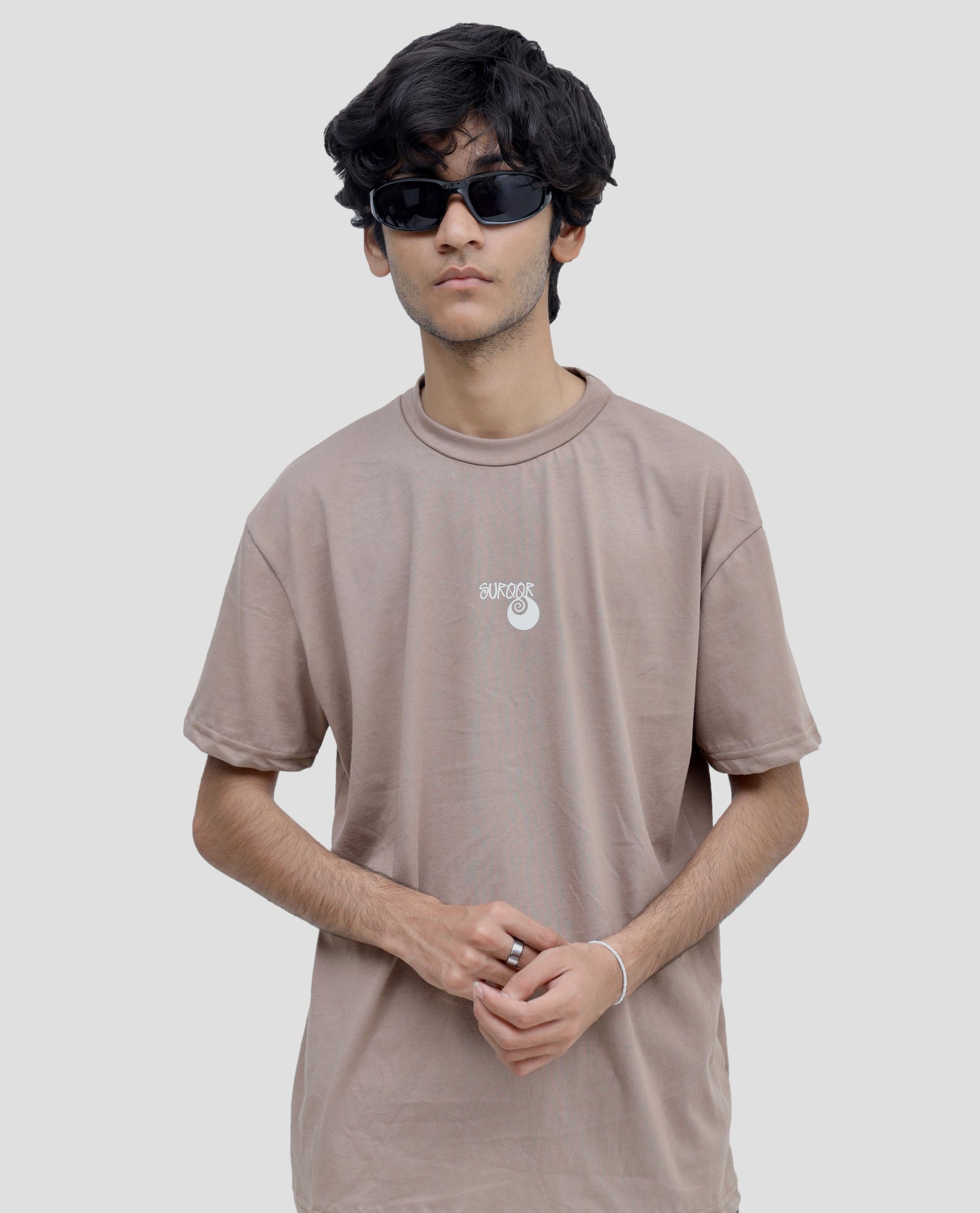 Light Brown Relaxed Fit T-Shirt