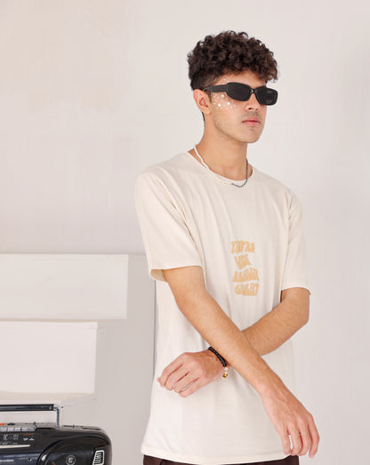 Cream Relaxed Fit T-Shirt