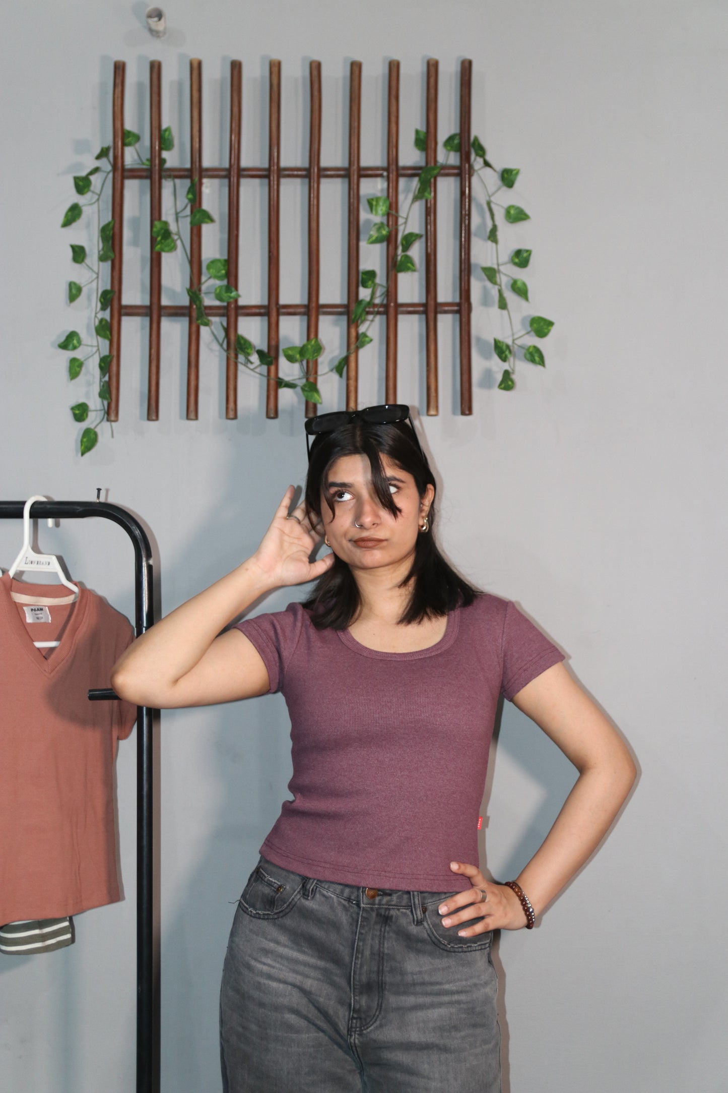 Dusty Pink round neck