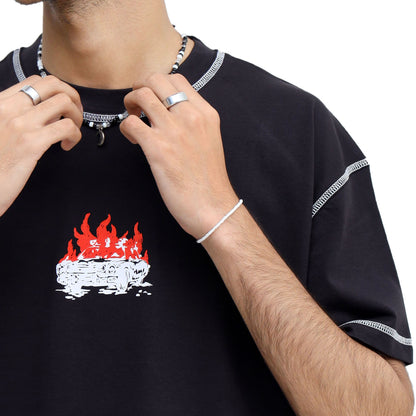 Flames Relaxed Fit T-Shirt
