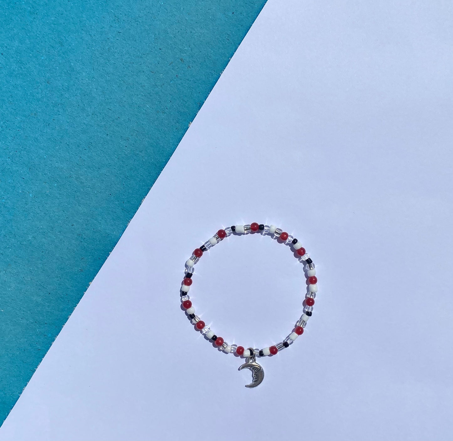 Maroon Beaded Bracelet