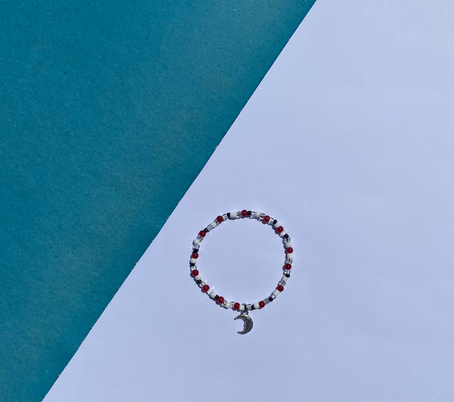 Maroon Beaded Bracelet