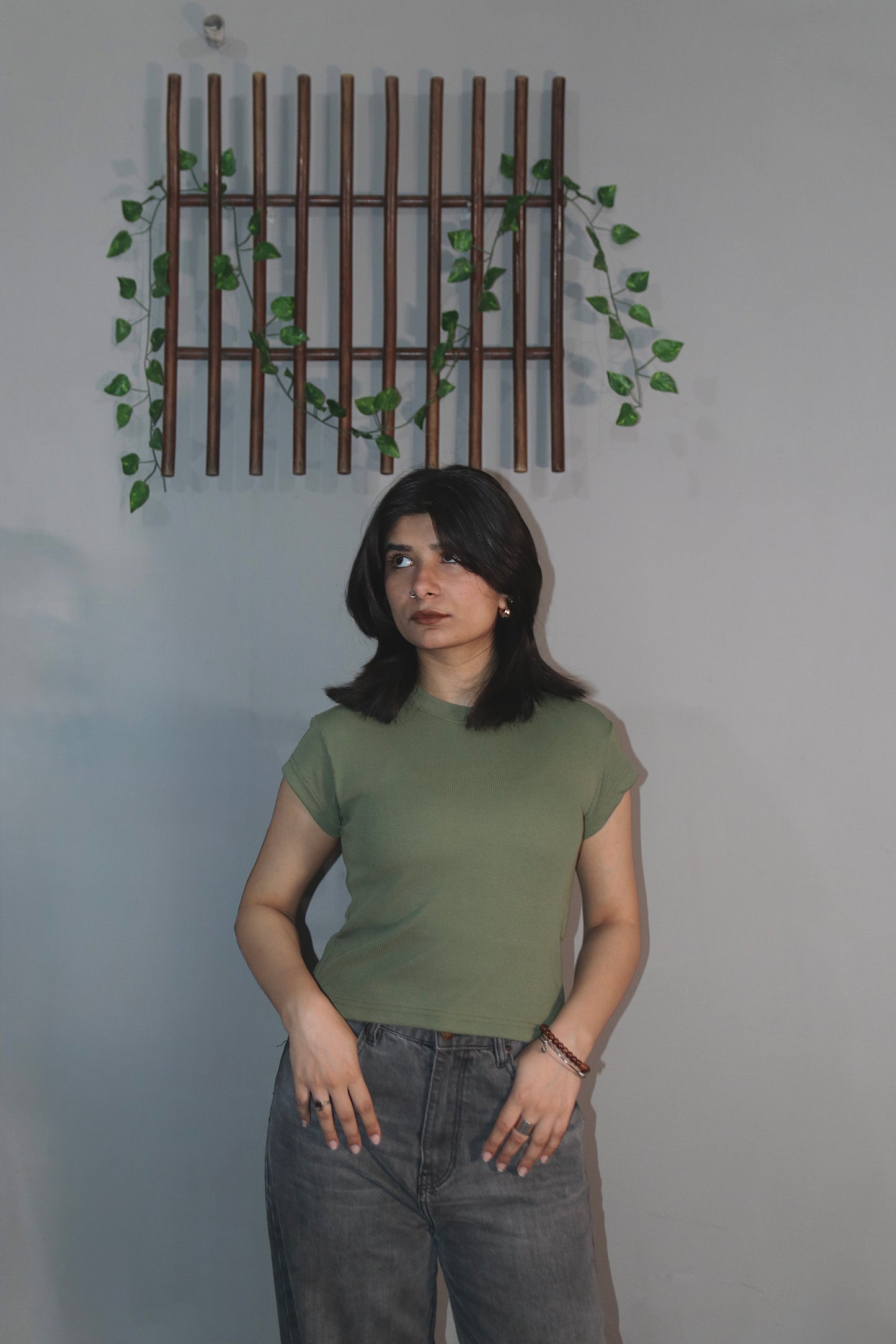 Light Green baby tee