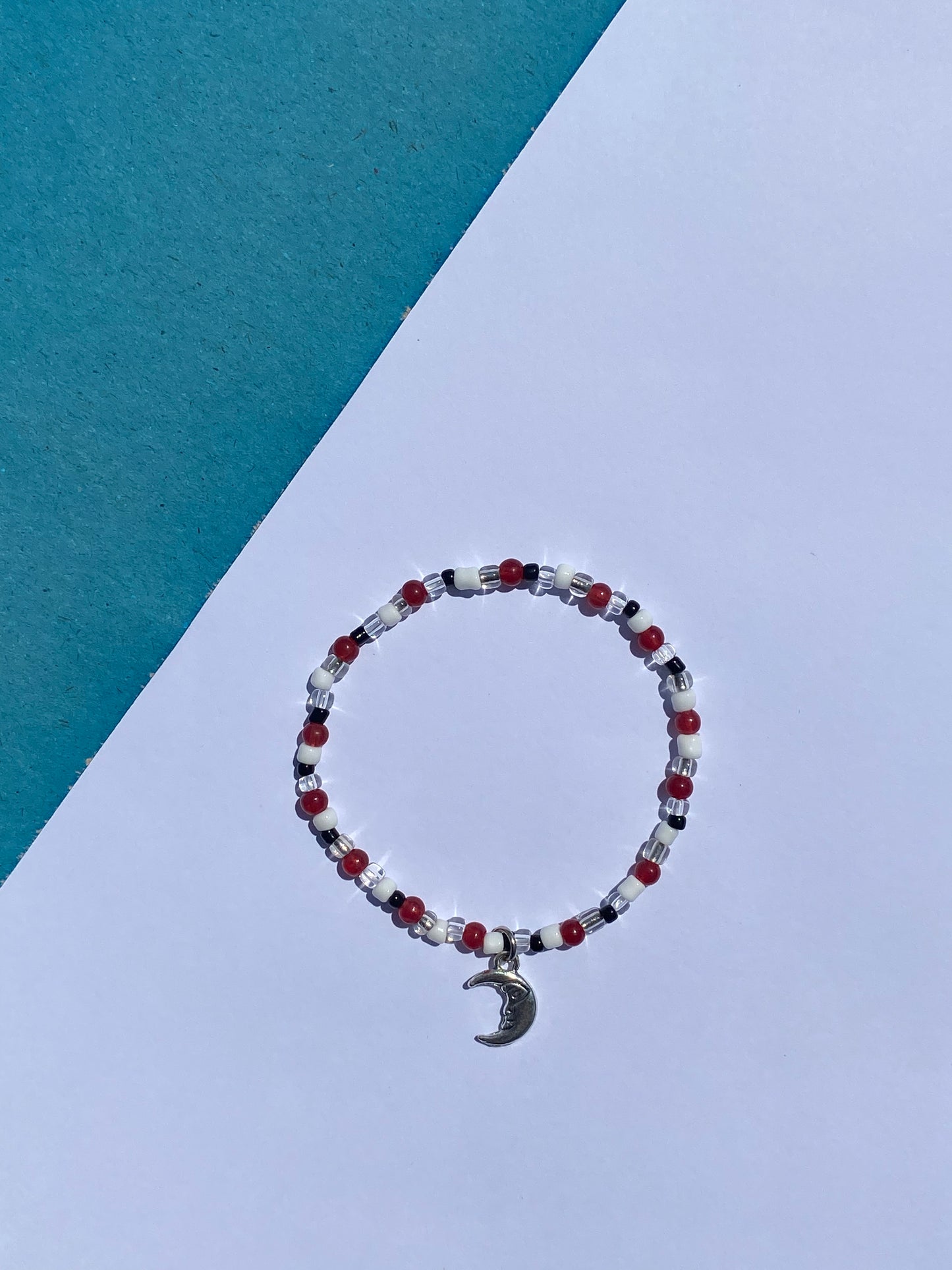 Maroon Beaded Bracelet